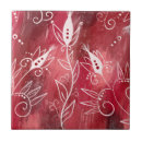 Buscar flores pintadas a mano azulejos General y unisex