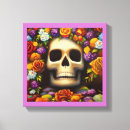 Buscar día de los muertos lienzos Calavera