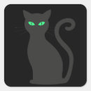 Buscar gato asustado pegatinas Negro