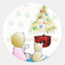 Buscar peatones pegatinas Árbol de navidad