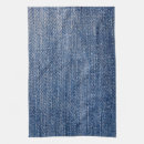 Buscar denim paños de cocina Azul