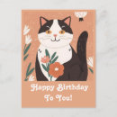 Buscar gato feliz postales Para ella