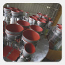 Buscar presión pegatinas Rojo