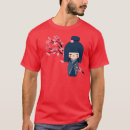 Buscar muñeca kokeshi camisetas Sakura
