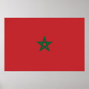 Buscar bandera de marruecos posters Rojo