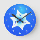 Buscar judaica relojes de pared Azul