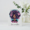 Buscar mujer con afro tarjetas e invitaciones Pelo natural