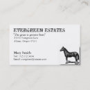 Buscar caballos negros tarjetas de visita Herradura