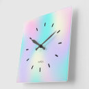 Buscar en colores pastel relojes de pared Moderno