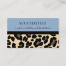 Buscar modelo del leopardo tarjetas de visita Profesional