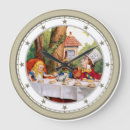 Buscar alicia relojes de pared Sombrerero enojado