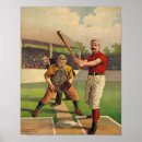 Buscar campo de béisbol posters Vintage