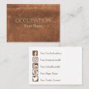 Buscar leather tarjetas de visita Contable