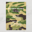 Buscar camoflauge invitaciones Camuflaje