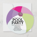 Buscar beach ball invitaciones Piscina