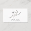 Buscar tallo tarjetas de visita Elegante