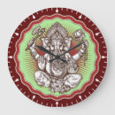 Buscar ganesh relojes de pared Indio