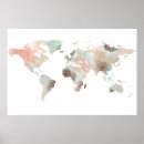 Buscar mapas del mundo posters Viajes