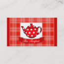 Buscar polka dot tarjetas de visita Rojo