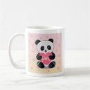 Buscar amor panda tazas Amar