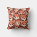 Buscar pandas rojas cojines Adorable