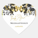 Buscar floral negro corazon pegatinas Invitados