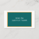 Buscar preescolar tarjetas de visita Aprendizaje