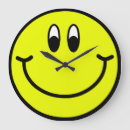 Buscar emoji sonriente relojes de pared Amarillo