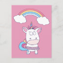 Buscar unicornio colorido postales Para niños