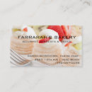 Buscar chef repostería de tarjetas de visita Restaurante