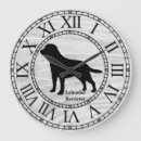 Buscar labrador retriever relojes de pared Black
