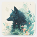 Buscar lobo acuarela pegatinas Para todos