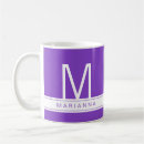 Buscar vibrante tazas Monograma
