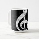 Buscar treble clef tazas Música