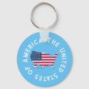 Buscar bandera de estados unidos llaveros Azul