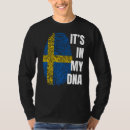 Buscar bandera de suecia camisetas Huella digital