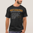 Buscar animal control camisetas Exterminador