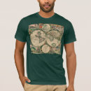Buscar mapa del mundo camisetas Antigüedad