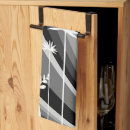 Buscar monocromático paños de cocina Negro