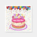 Buscar torta de cumpleaños servilletas General y unisex