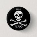 Buscar charla como un pirata pins Cráneo