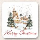 Buscar clipart posavasos Feliz navidad