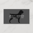 Buscar duro tarjetas de visita Perro
