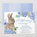 Buscar conejo de pascua invitaciones Pequeño conejo en camino
