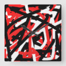 Buscar red black white relojes de pared Trendy