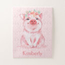 Buscar cerdo puzzles Para ella