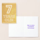 Buscar 7 años tarjetas Para todos