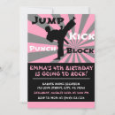 Buscar kick invitaciones Karate