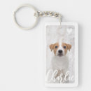 Buscar moderno rectangulares llaveros Perro