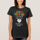 Buscar secretaria de la escuela camisetas Secretario